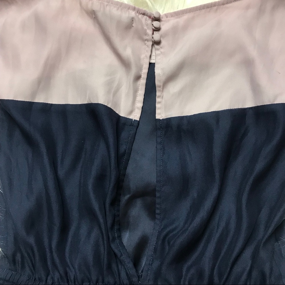 American Eagle Outfitters Pleated Colorblock Dress - Picture 6 of 8
